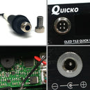 T12-942 OLED MINI estação de solda digital ferro de solda eletrônico versão DC portátil sem fonte de alimentação QUICKO