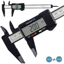 Eletrônica Digital Vernier Paquímetro, Fibra De Carbono, Dial Paquímetro, Medidor Micrômetro, Ferramenta de Medição, Régua Digital, 150mm, 100mm
