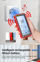 ANENG Digital Profissional Multímetro, sem contato Tester Tensão, Tela LCD Tester Atual, recarregável, AC, DC, 681