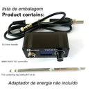 T12-942 OLED MINI estação de solda digital ferro de solda eletrônico versão DC portátil sem fonte de alimentação QUICKO