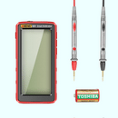 ANENG Digital Profissional Multímetro, sem contato Tester Tensão, Tela LCD Tester Atual, recarregável, AC, DC, 681