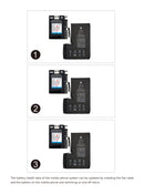 Oss w09 pro v3 testador pop-up de vida útil da bateria para detecção de iPhone11-15PM modificar eficiência da bateria 100% ciclo ferramenta de dados de saúde