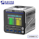 Estação de carregamento super rápida mecânica série G-POWER 115w/160w, porta usb tipo-c 15w pd qc3.0 gan, suporte de carregamento sem fio