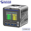Estação de carregamento super rápida mecânica série G-POWER 115w/160w, porta usb tipo-c 15w pd qc3.0 gan, suporte de carregamento sem fio
