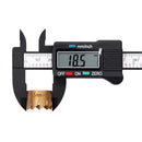 Eletrônica Digital Vernier Paquímetro, Fibra De Carbono, Dial Paquímetro, Medidor Micrômetro, Ferramenta de Medição, Régua Digital, 150mm, 100mm