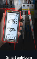 ANENG Digital Profissional Multímetro, sem contato Tester Tensão, Tela LCD Tester Atual, recarregável, AC, DC, 681