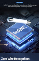 ANENG Digital Profissional Multímetro, sem contato Tester Tensão, Tela LCD Tester Atual, recarregável, AC, DC, 681
