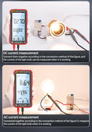 ANENG Digital Profissional Multímetro, sem contato Tester Tensão, Tela LCD Tester Atual, recarregável, AC, DC, 681