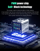 Estação de carregamento super rápida mecânica série G-POWER 115w/160w, porta usb tipo-c 15w pd qc3.0 gan, suporte de carregamento sem fio