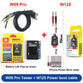 Oss w09 pro v3 testador pop-up de vida útil da bateria para detecção de iPhone11-15PM modificar eficiência da bateria 100% ciclo ferramenta de dados de saúde