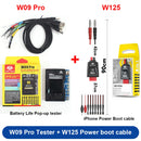 Oss w09 pro v3 testador pop-up de vida útil da bateria para detecção de iPhone11-15PM modificar eficiência da bateria 100% ciclo ferramenta de dados de saúde