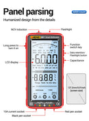 ANENG Digital Profissional Multímetro, sem contato Tester Tensão, Tela LCD Tester Atual, recarregável, AC, DC, 681