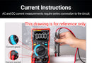 ANENG Digital Profissional Multímetro, sem contato Tester Tensão, Tela LCD Tester Atual, recarregável, AC, DC, 681