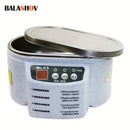 Limpador ultrassônico de 628ml, banho ultrassônico para peças de joias, óculos, placa de circuito, máquina de limpeza, limpador de joias por ultrassom