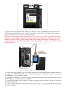 Oss w09 pro v3 testador pop-up de vida útil da bateria para detecção de iPhone11-15PM modificar eficiência da bateria 100% ciclo ferramenta de dados de saúde