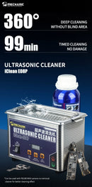 MECÂNICO IClean E08P Limpador ultrassônico para reparo de celular Câmera Placa-mãe Pinças Ferramenta de limpeza de ponta de ferro de solda